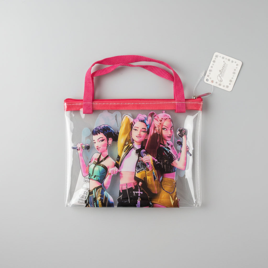 K-Pop Make-up Pouch Dark Pink 1