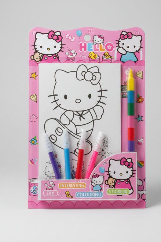 HK DIY Color w/Markers and Crayons