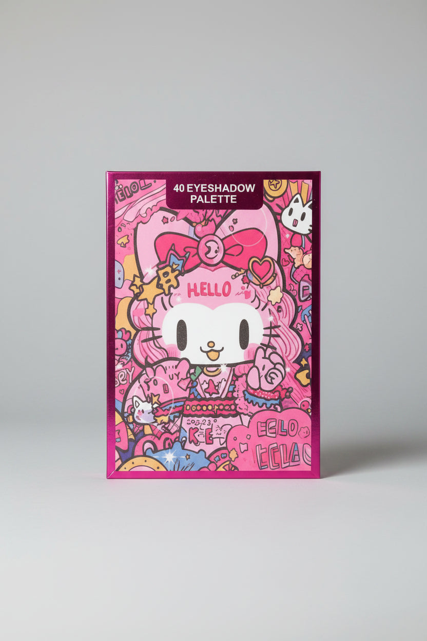 Hello Kitty Inspired 40-Color Eyeshadow Palette