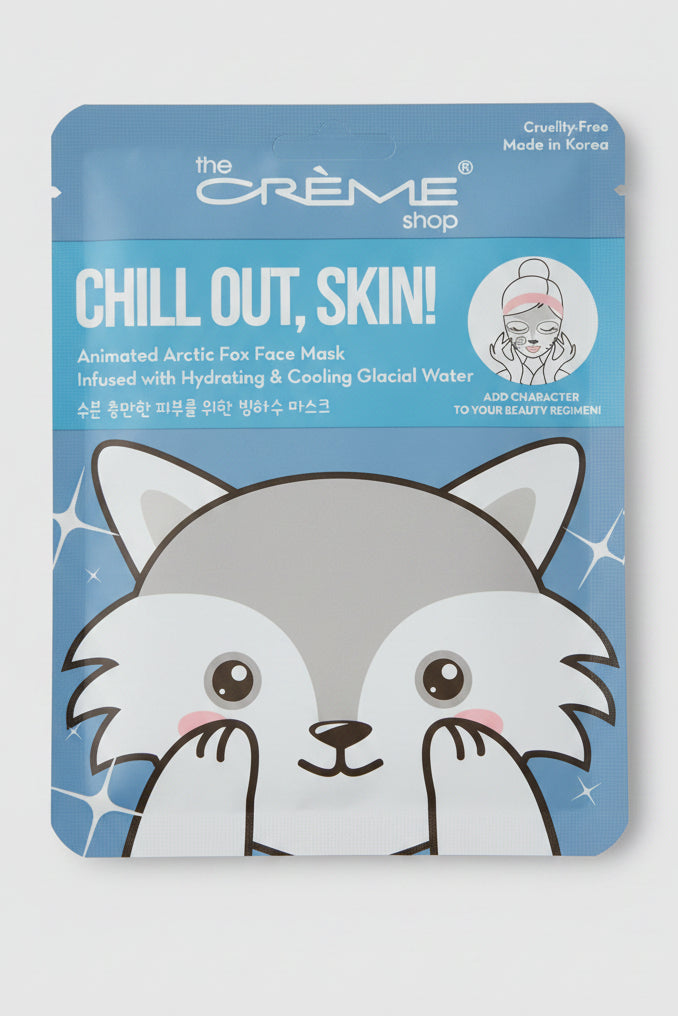 The Crème Shop Chill Out Skin Face Mask | Hydrating & Relaxing Sheet Mask