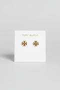 Tory Burch Gold Logo Stud Earrings